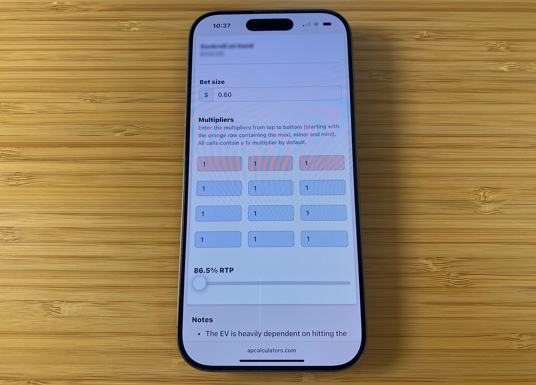 Frankenstein calculator