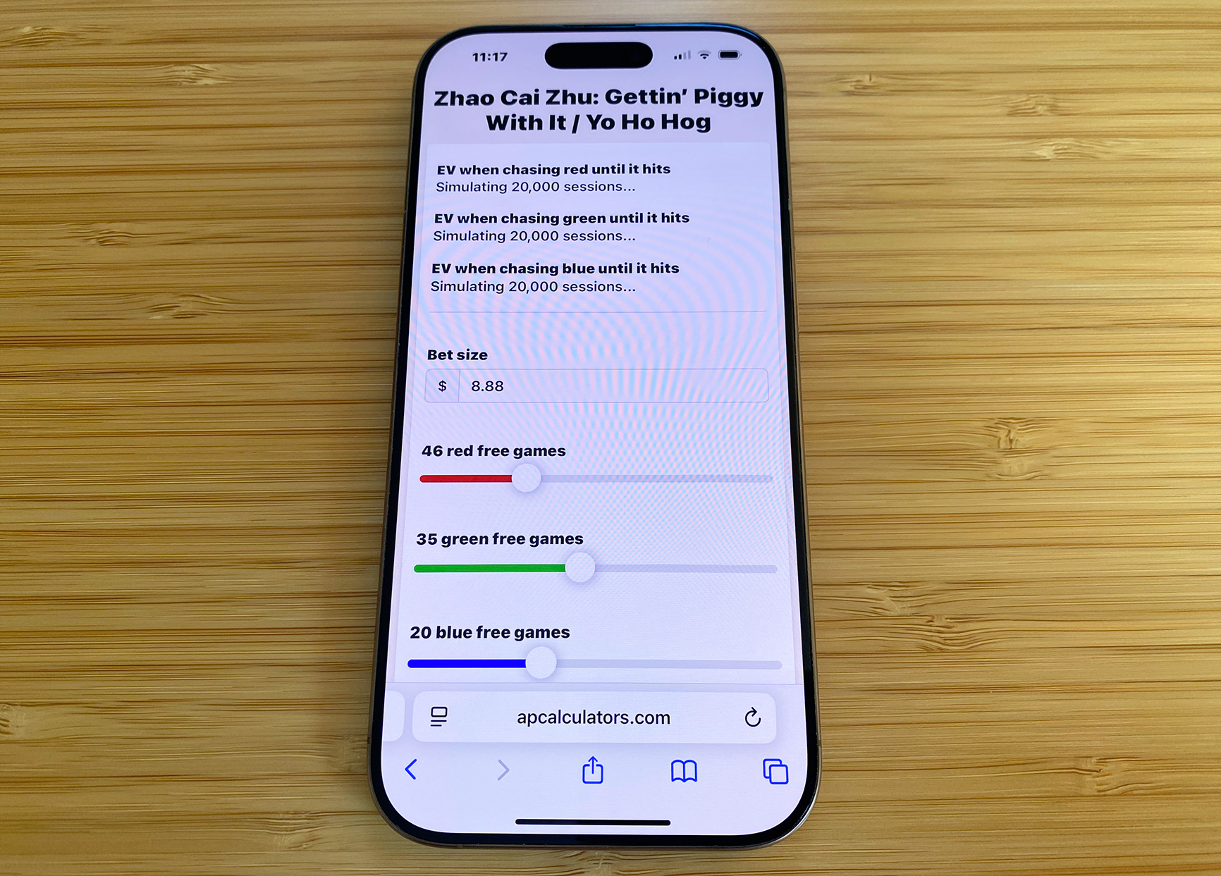 Zhao Cai Zhu calculator