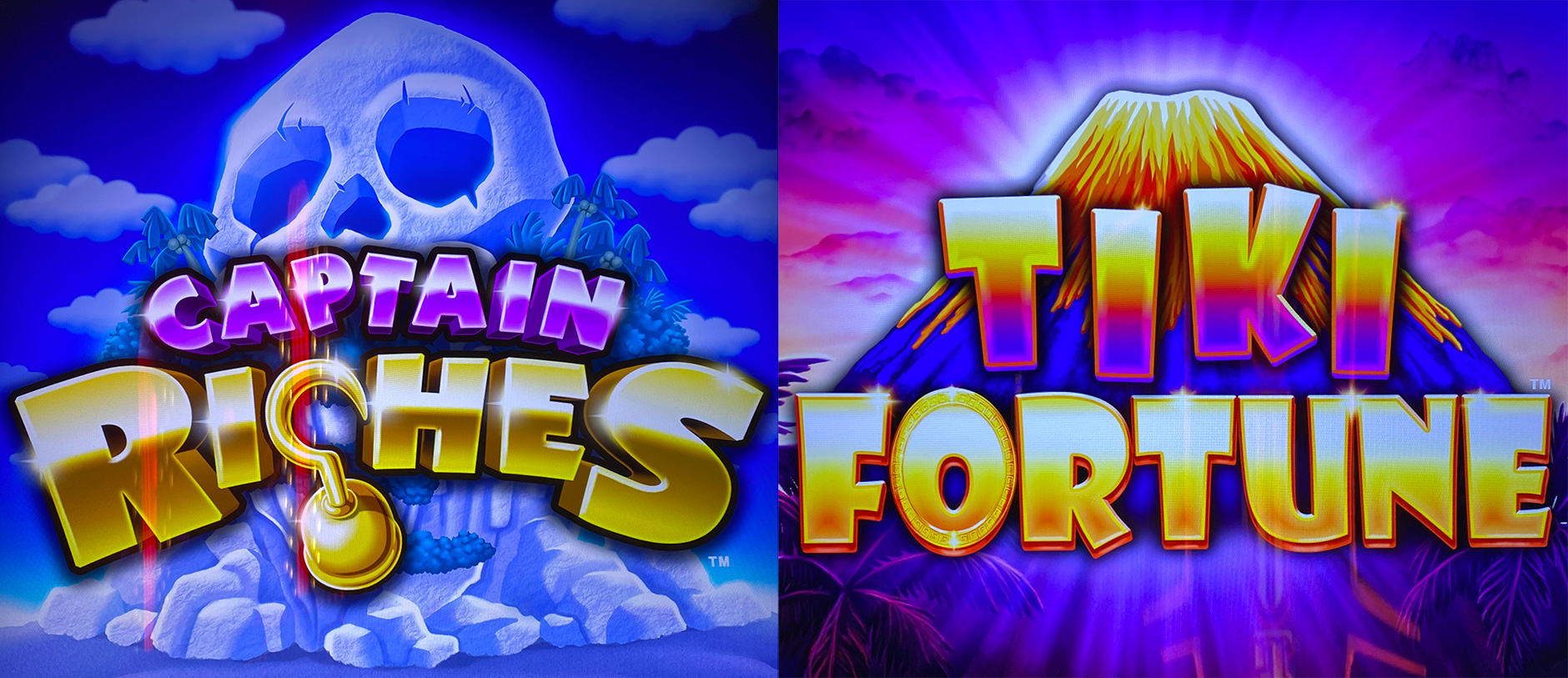 Captain Riches, Tiki Fortune and Mine Blast header